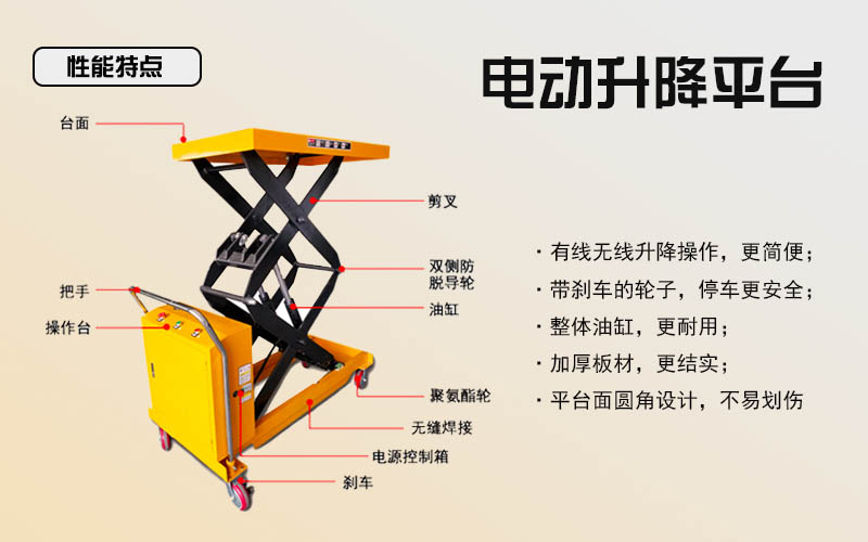 移动式电动升降平台厂家