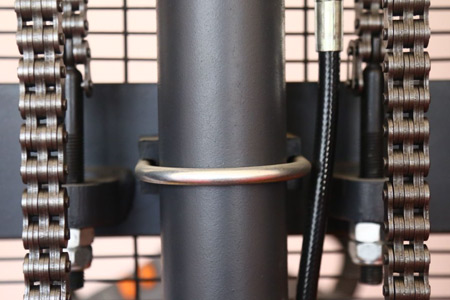 步行电动堆高车细节