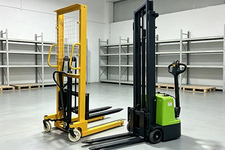 手动堆高车vs电动堆高车 仓储设备选购指南了解