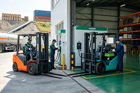 燃油叉车和电动叉车选型