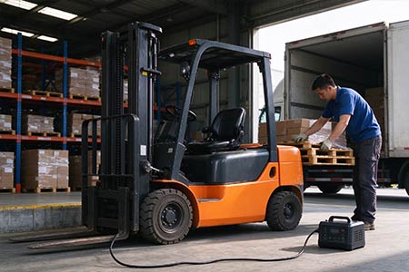 多班次仓储作业 小型电动叉车电池选型思路